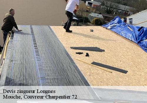 Devis zingueur  longnes-72540 Mouche, Couvreur Charpentier 72